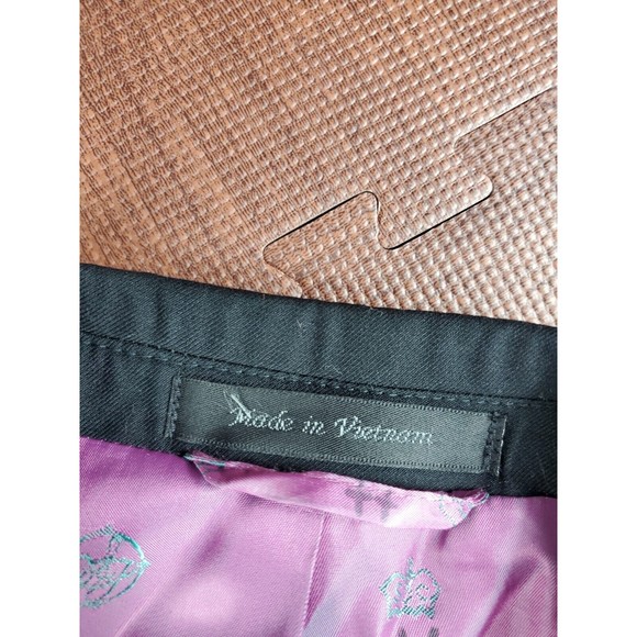 SEAN JOHN 41R Black Classic Lined Blazer Sport Coat 2 Buttons,4 Button Cuff Mens - Picture 5 of 11